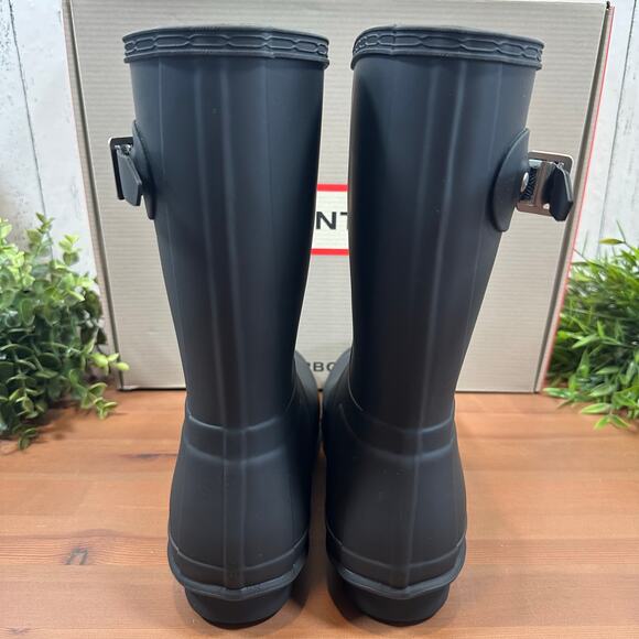 Hunter Women's Original Black Short Rain Boots Size 8 - Picture 6 of 6